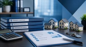 BTL Portfolio Landlord mortgage planning with property models, portfolio documents, calculator and keys.