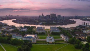 Mortgage Advisor in Greenwich with views of the Old Royal Naval College, River Thames and London skyline