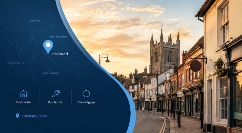 Mortgage Broker in Wymondham, Norfolk, with local map location pin and mortgage advice icons.